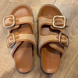 Universal Thread Tan Woven Sandals